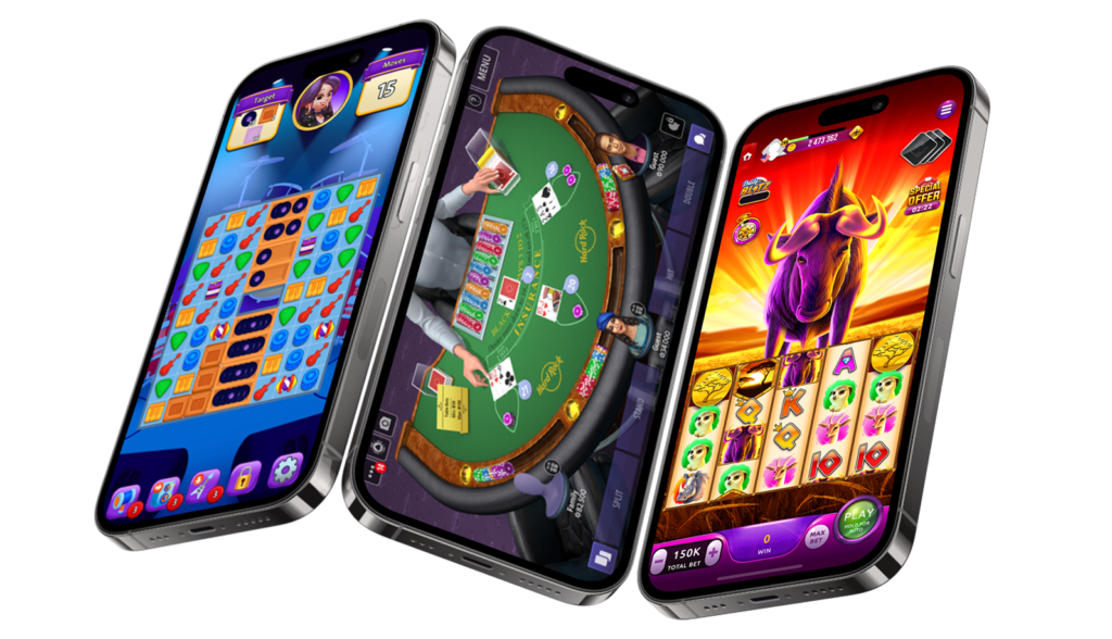 Play Casino games via mobile device